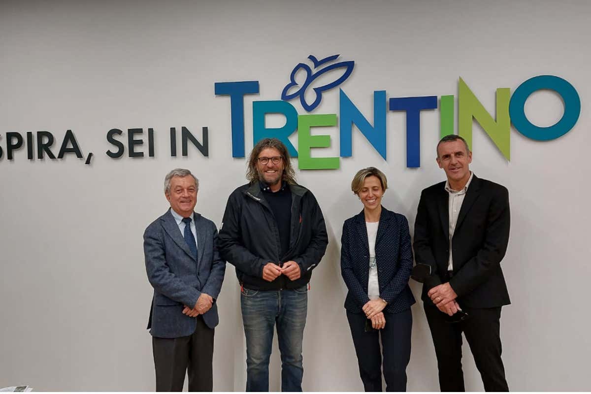 Da sinistra Giulio Biason, Ivo Miorelli, Sara BLAduzzi e Dario Ioppi Festival del pesce d&rsquo;acqua dolce: degustazioni, show cooking e racconti