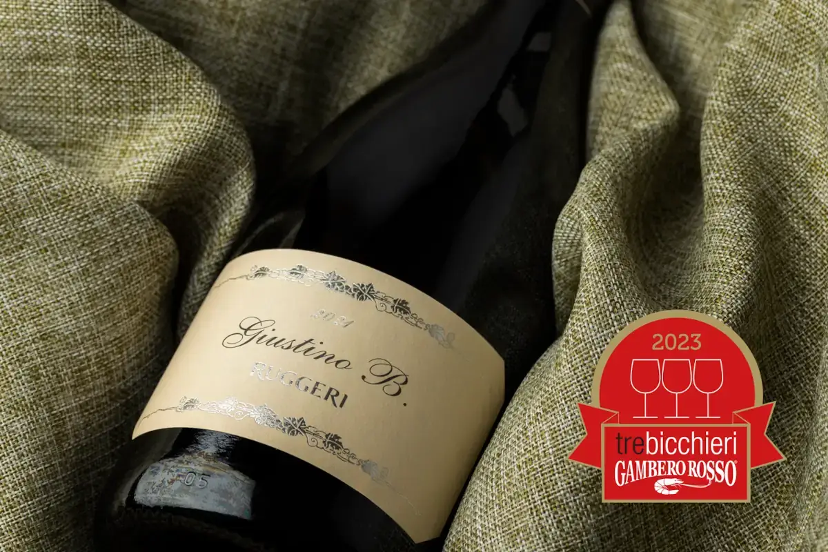 Ruggeri, il Prosecco Superiore Docg Giustino B. ottiene i tre bicchieri del Gambero Rosso