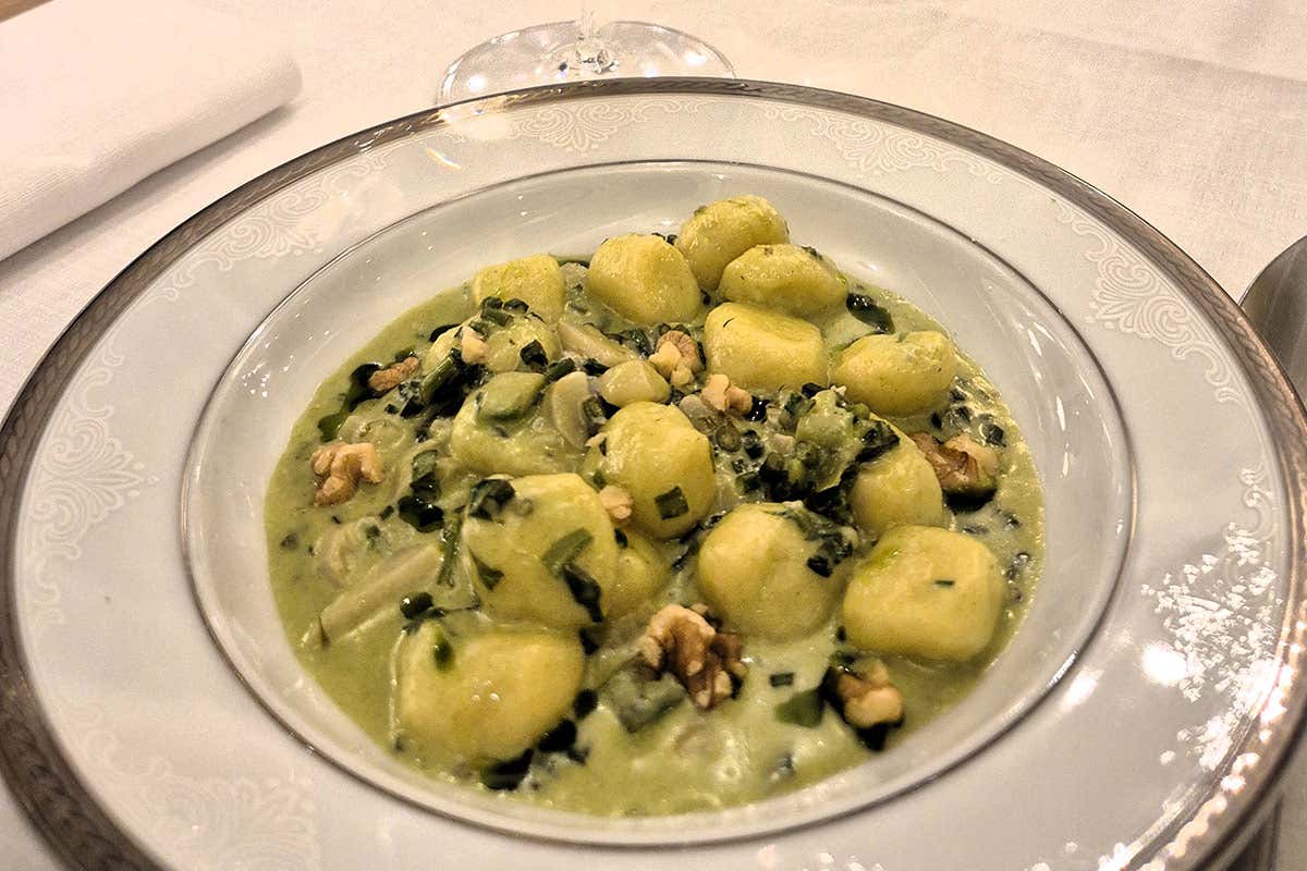 Gnocchetti Gorgonzola, erbe e noci - Al Callianino