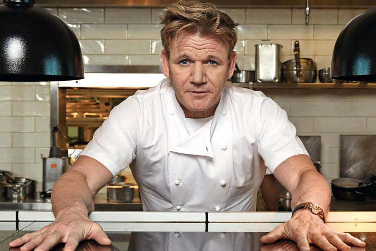 Gordon Ramsay (Gordon Ramsay sta con la Michelin «Le stelle sono del ristorante»)