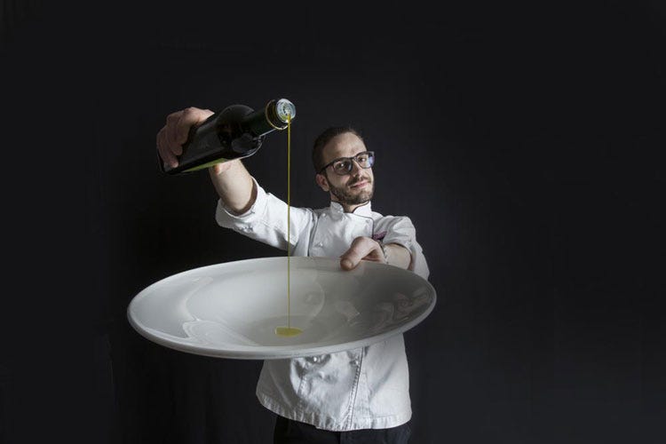 Simone Gottardello (Gottardello cucina all’Aqualux Hotel Abbinamenti con le bollicine Costaripa)