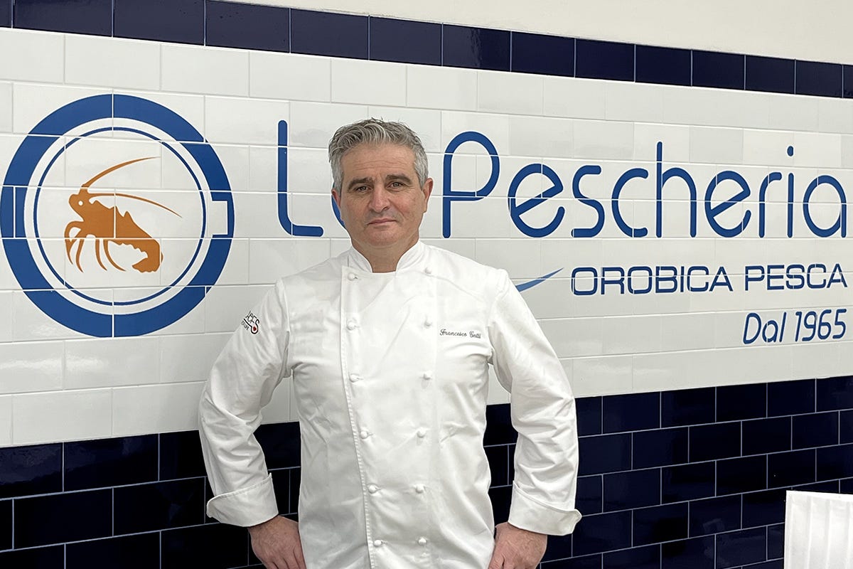 Francesco Gotti Orobica Pesca, chef Francesco Gotti nello staff per interpretare al meglio i prodotti in cucina