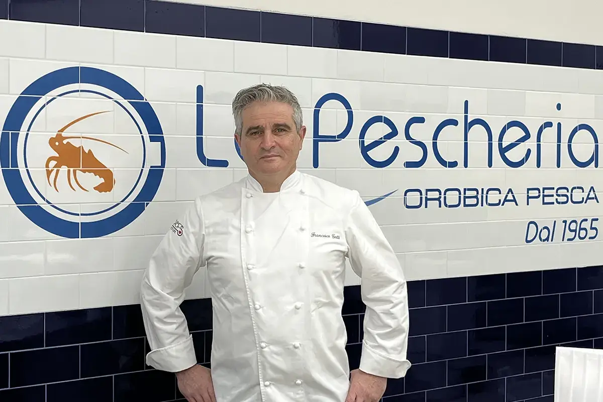Francesco Gotti Orobica Pesca, chef Francesco Gotti nello staff per interpretare al meglio i prodotti in cucina