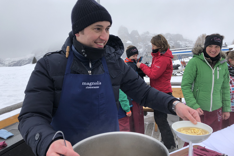 Alberto Faccani (Gourmet Skisafari in Alta Badia Sotto la neve, successo per 7 cuochi)