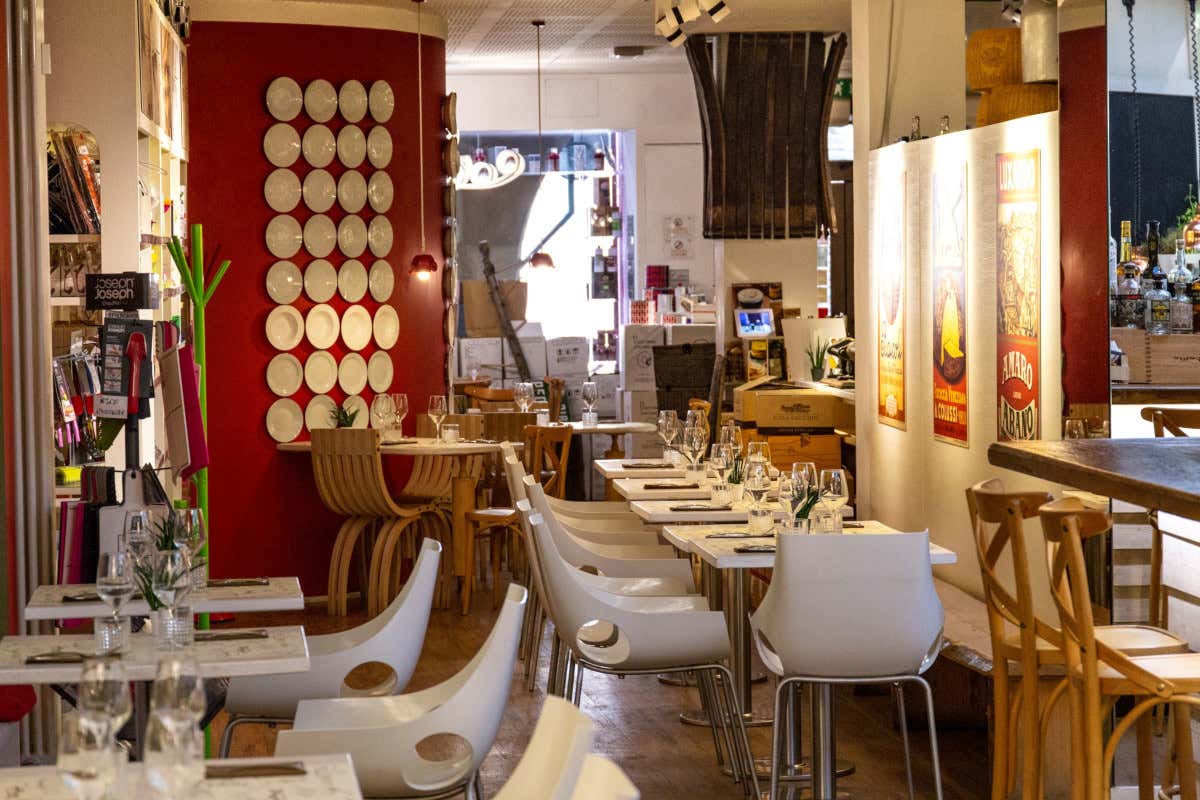 La sala della Gourmetteria