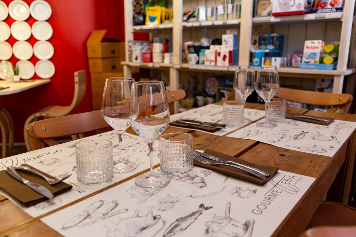 La mise en place della Gourmetteria