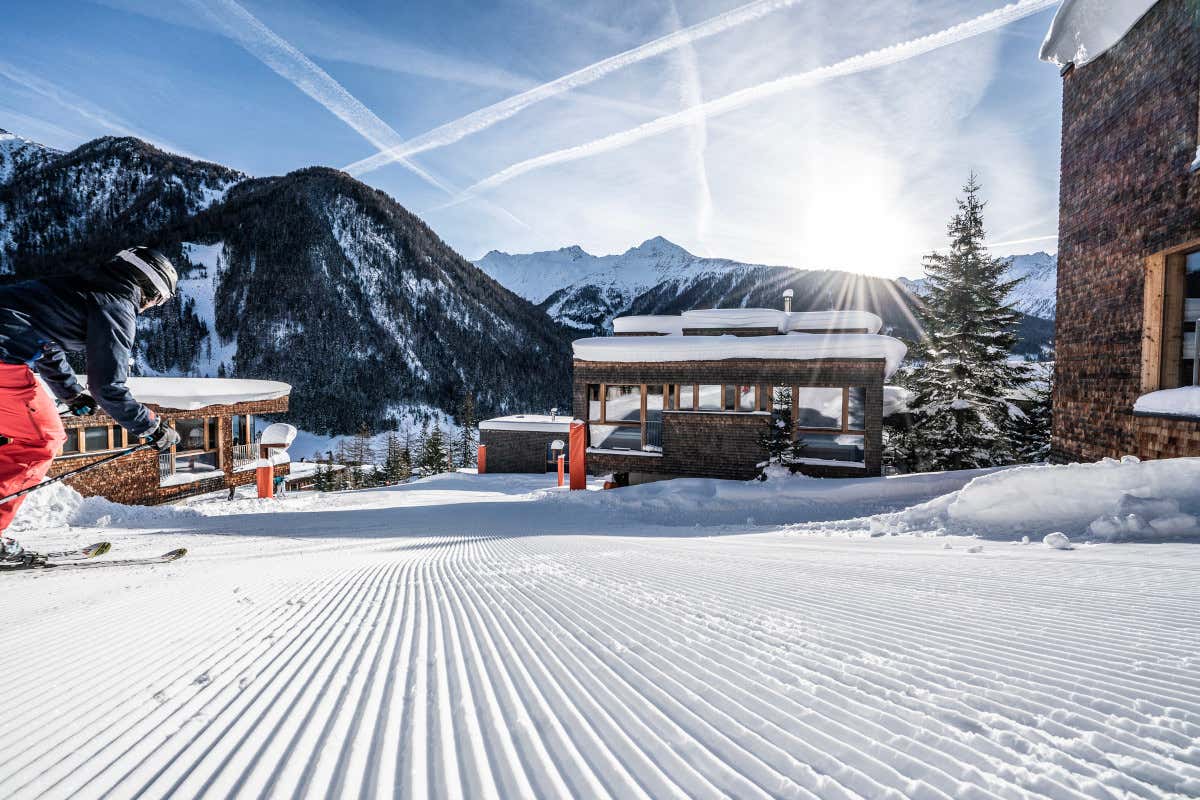 Accesso diretto alle piste per il Gradonna Mountain Resort&nbsp; Gradonna Mountain, un eco resort... da premio