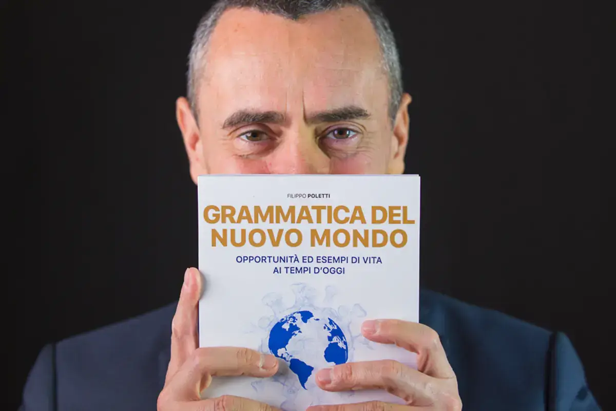 Filippo Poletti con il suo ultimo libro: Grammatica del nuovo mondo Nella Grammatica del nuovo mondo gli italiani si riscoprono panificatori provetti