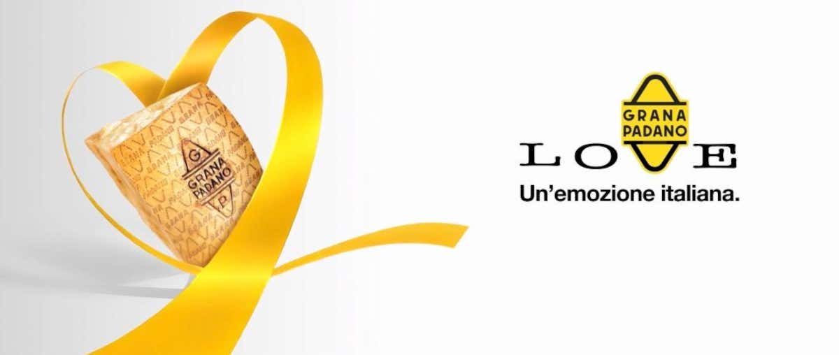 Il claim della nuova campagna Love di Grana Padano