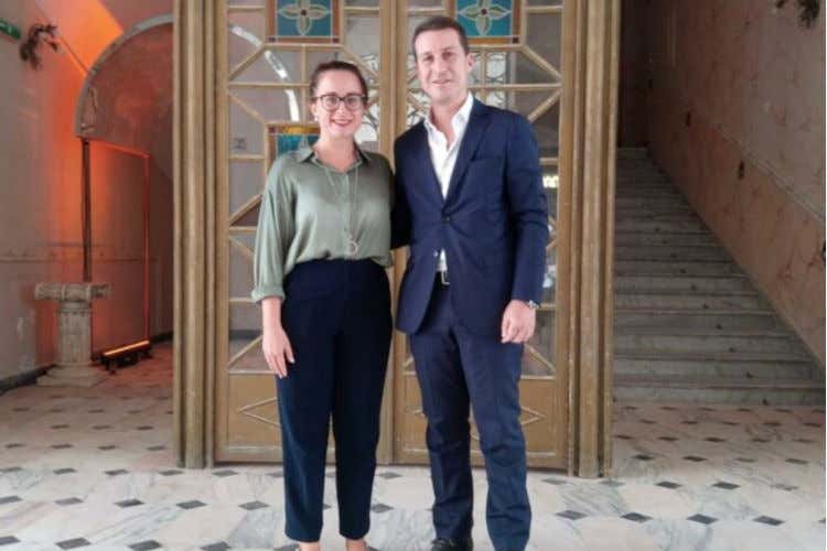 Da sinistra: Maria Terranova, sindaca di Termini Imerese (Pa) e Marco Burrascano, presidente del Collegio Fiaip di Palermo (Photo Credit: Ufficio Stampa Fiaip) Fiaip si batte per rilancio Grand Hotel delle Terme di Termini Imerese
