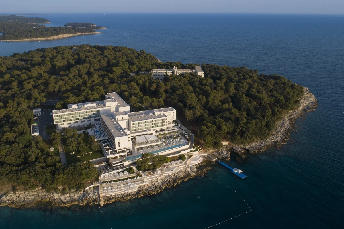 Pula, Grand Hotel Brioni, veduta aerea Nel cuore dell'Istria la perla del Grand Hotel Brioni