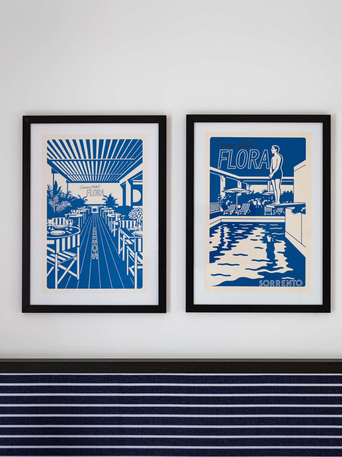 Quadri ispirati a film del passato ora abbellissono il Grand Hotel Flora