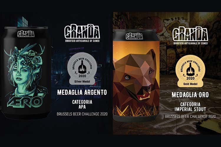 Birrificio della Granda, 2 medaglieal Brussels Beer Challenge