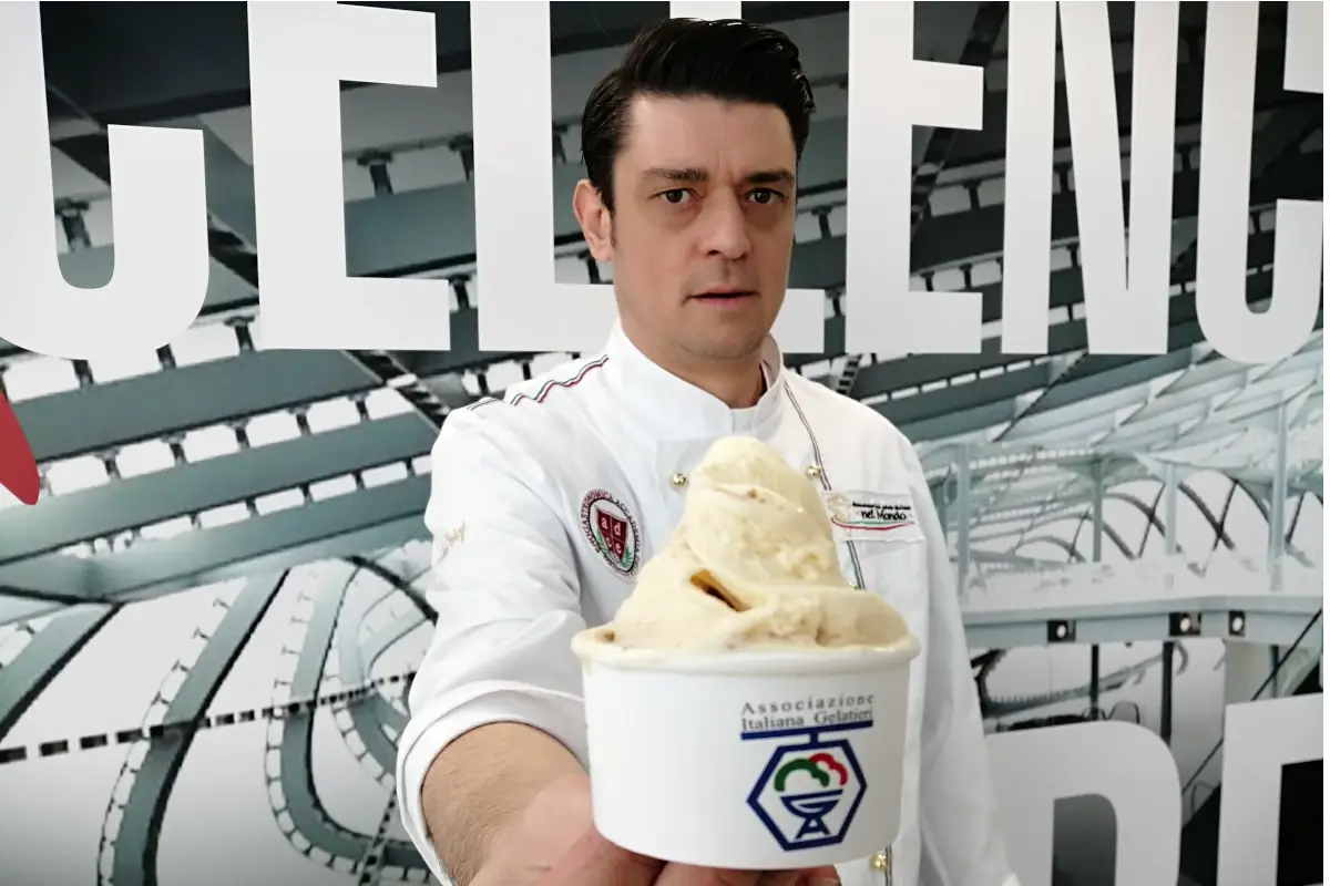 Matteo Grizi e il suo gelato allo zabaione 