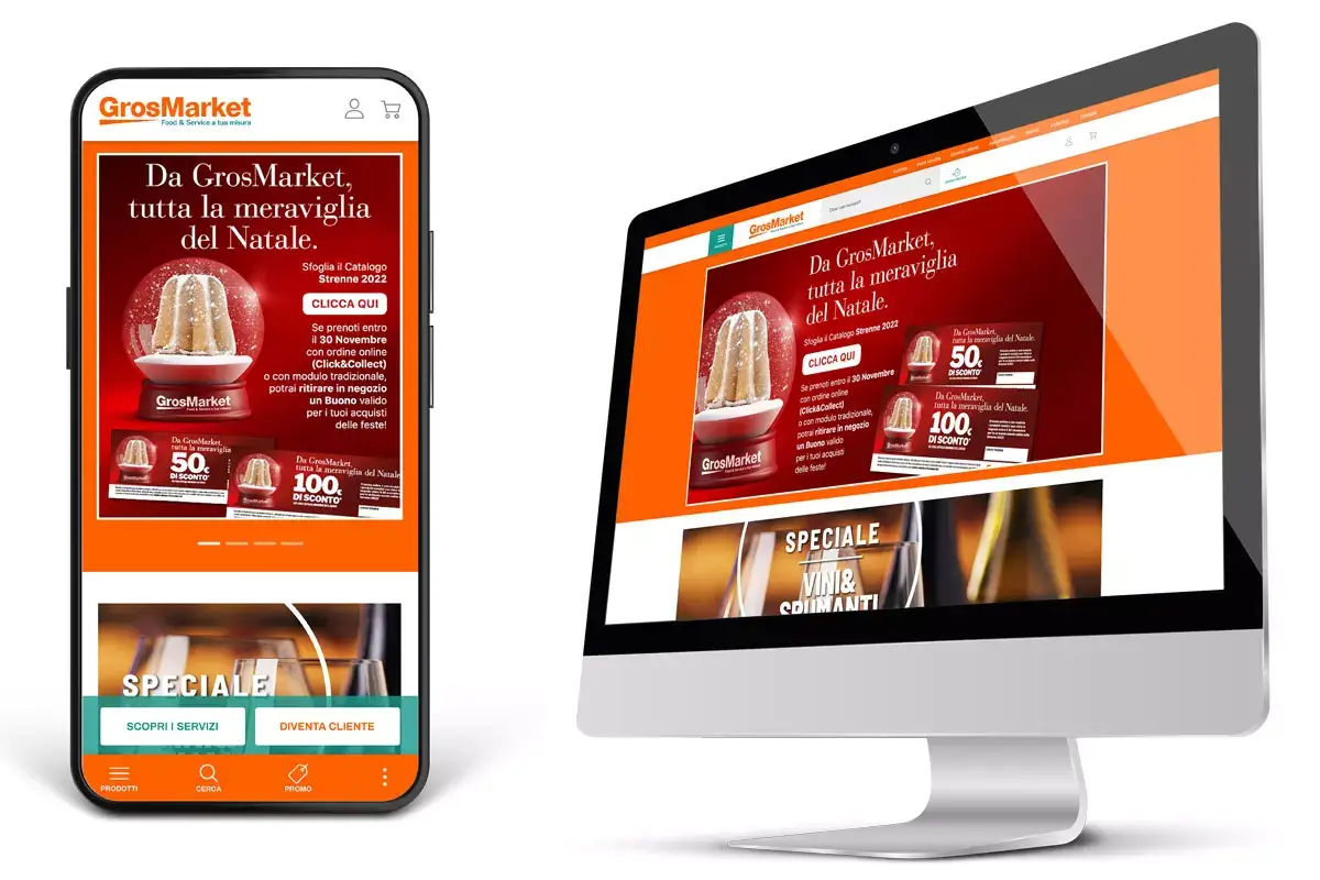 Tanti servizi disponibili sulle varie piattaforme GrosMarket si rinnova: sempre pi&ugrave; servizi digitali