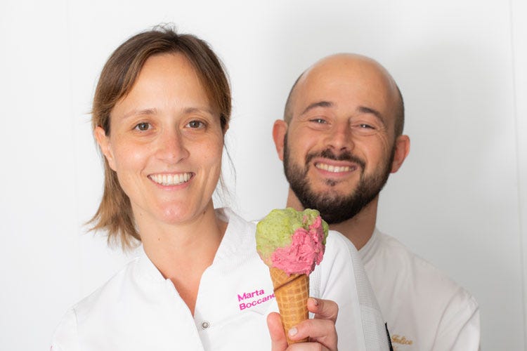 Marta Boccanera e Felice Venanzi - Tutti i gusti del gelato artigianale A Roma Grué si ispira alla pittura