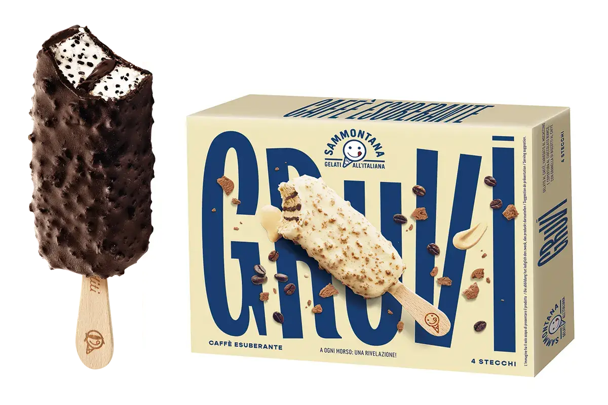 Gruvi amplia la gamma con Caff&egrave; Esuberante e Stracciatella Maivista&nbsp; Stecco e cono farciti di fantasia La nuova dimensione del gelato