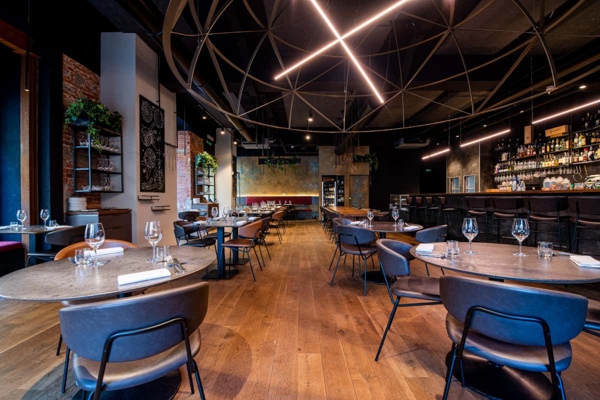 La sala del ristorante Guarino