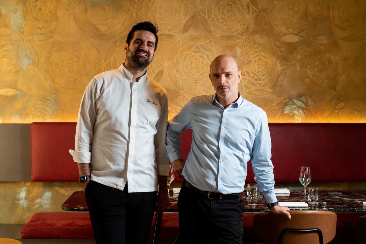 Lo chef Luca Varone e il maitre Fabrizio Gallo