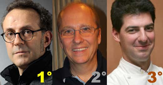 Massimo Bottura, Heinz Beck e Massimiliano Alajmo