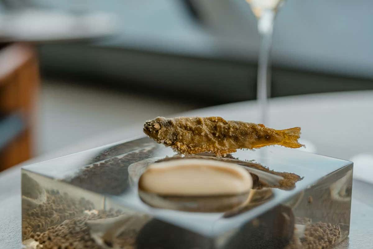 Il ristorante galleggiante nel fiordo di Hardanger che sembra un occhio di salmone