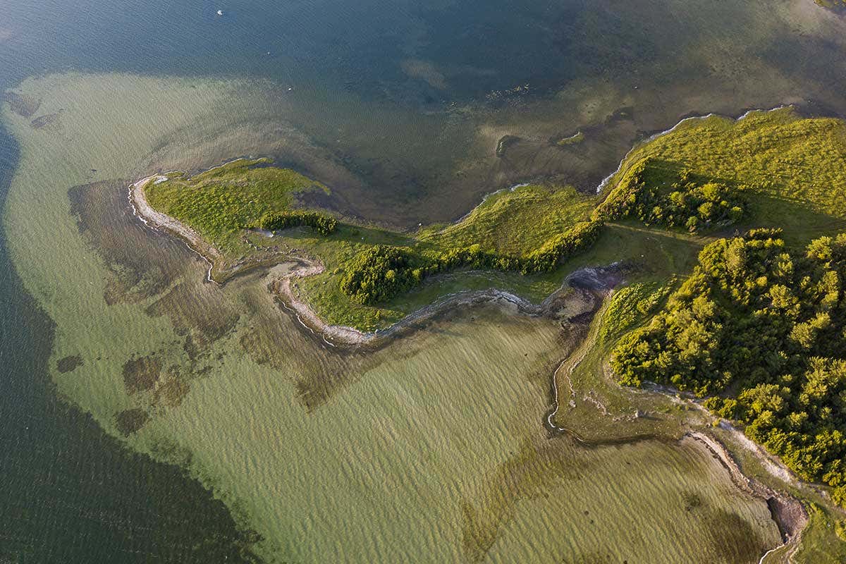 Vista aerea dell'isola di Hiiumaa in Estonia Sicilia e Sardegna nella Top 10 delle isole europee più desiderate dai turisti Vista aerea dell'isola di Hiiumaa in Estonia Sicilia e Sardegna nella Top 10 delle isole europee più desiderate dai turisti