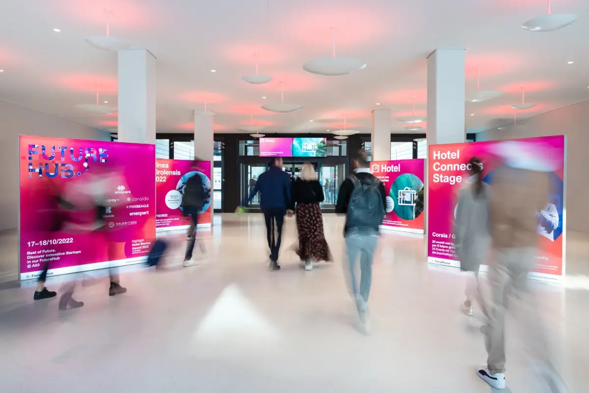 Hotel 2022 a Bolzano (foto Marco Parisi) Dall'accoglienza al vino: tutti i numeri del successo di Hotel 2022