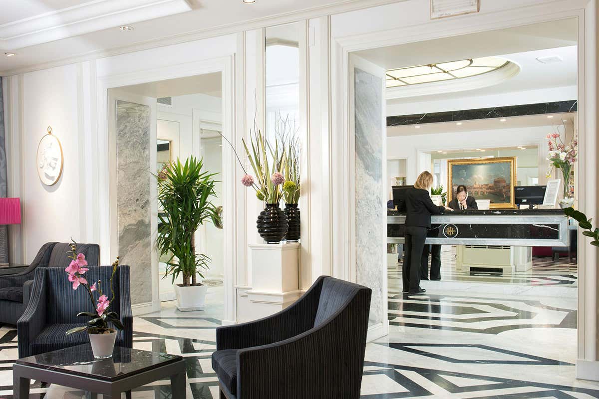 Spazi comuni Riapre e riparte l’Hotel Imperiale di Roma