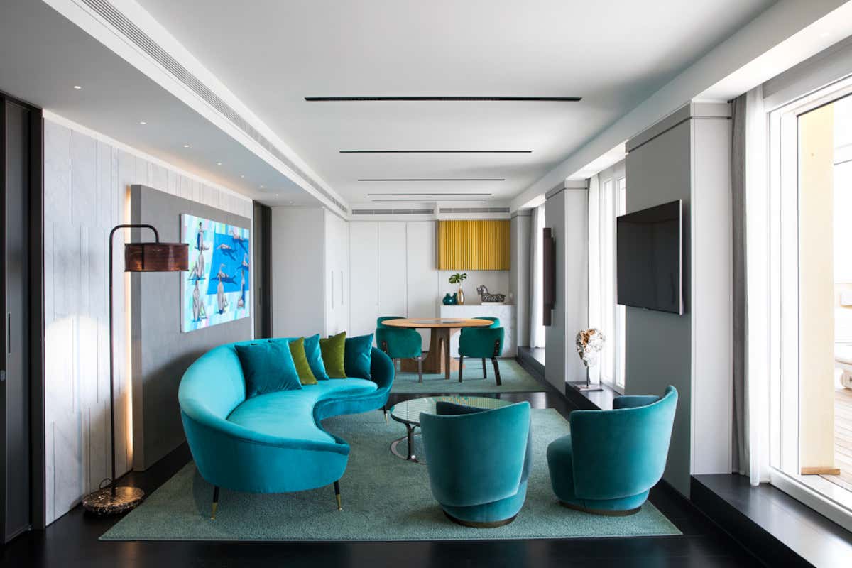 Una suite dell'Hotel Byron a Forte dei Marmi Hotel Byron a Forte dei Marmi 18 nuove suite tra mare cucina e arte