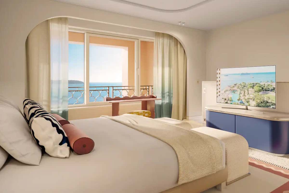 Una moderna stanza del Monte-Carlo Bay Hotel & Resort