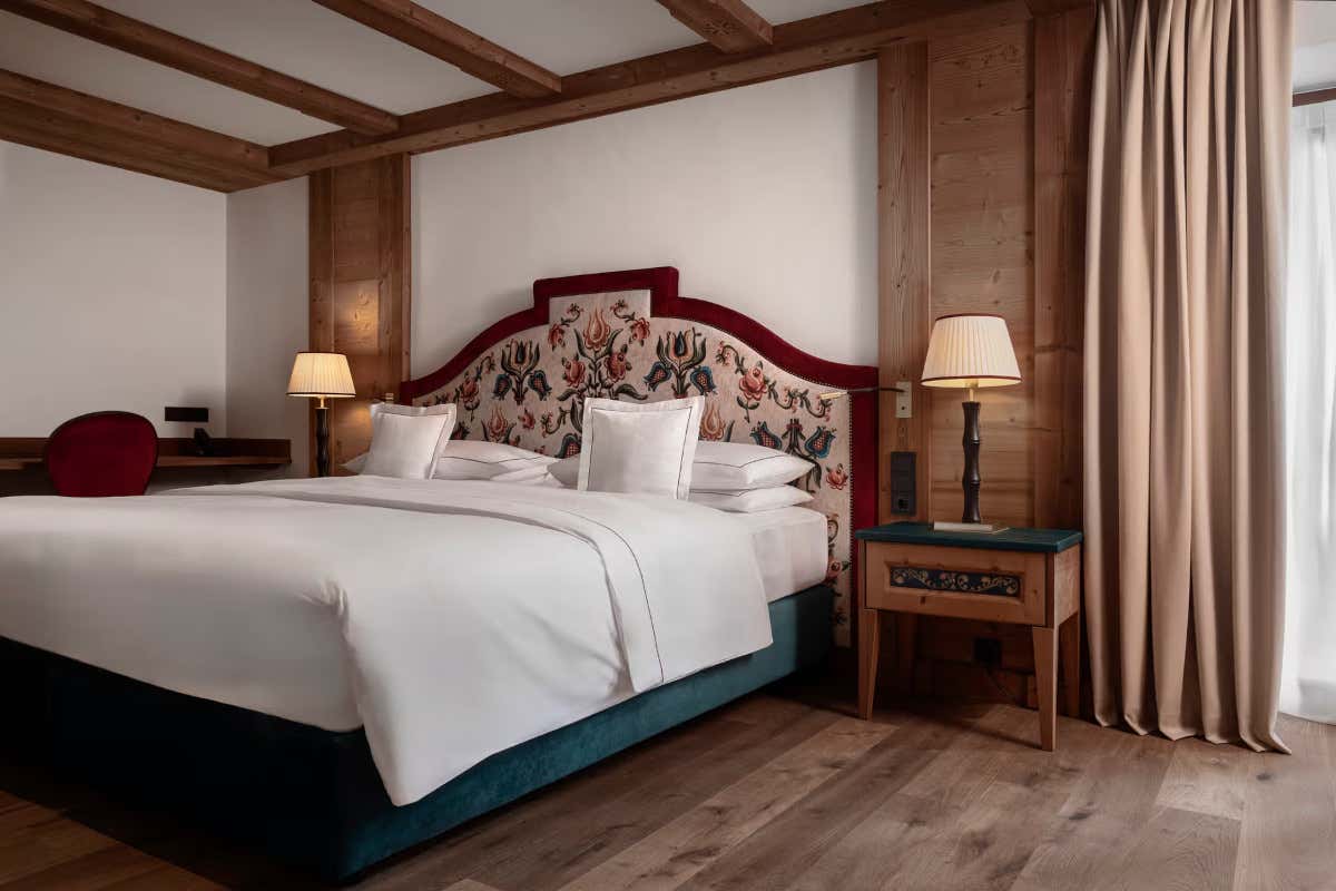 Le lenzuola personalizzate dell’Hotel Tyrol sono firmate Rivolta Carmignani