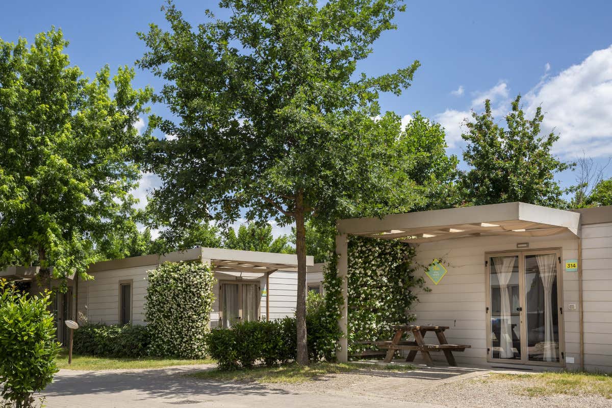 Hu Firenze camping in town consente di vivere la città partendo da un'oasi verde lungo l'Arno