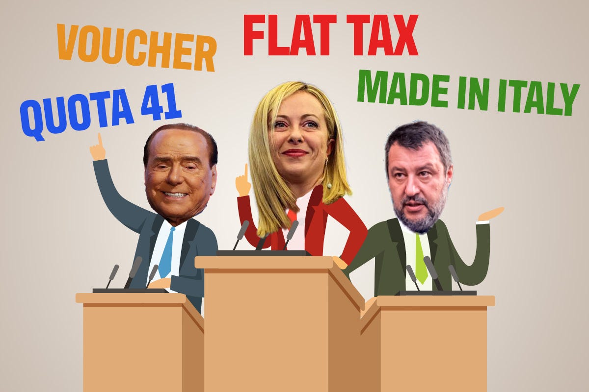 Flat tax, voucher e “made in Italy