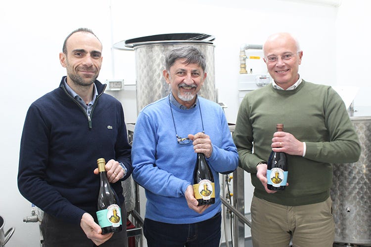 I tre amici fondatori - Tre uomini e un birrificio In Sicilia ecco Krimisos