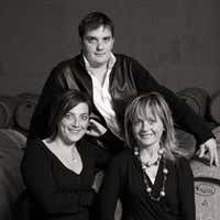Cristina, Roberta e Giuseppe Fugatti
