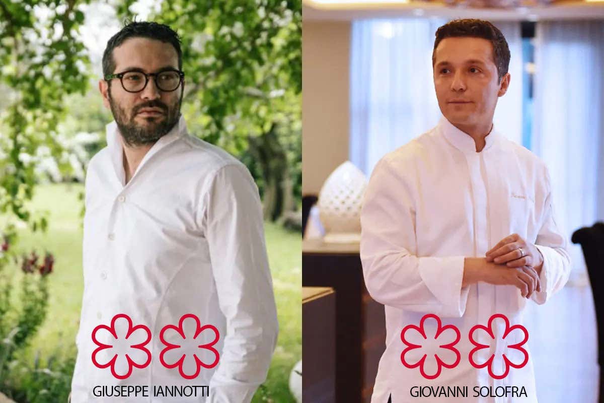 Giuseppe Iannotti e Giovanni Solofra Pioggia di stelle Michelin su Campania e Veneto. “Brilla” solo una donna