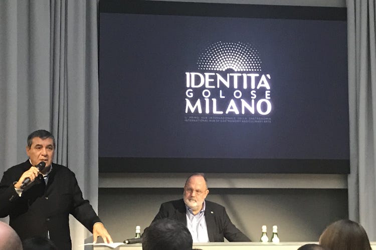 Claudio Ceroni e Paolo Marchi (Un anno di Identità Golose Milano Cento cuochi in 52 settimane)