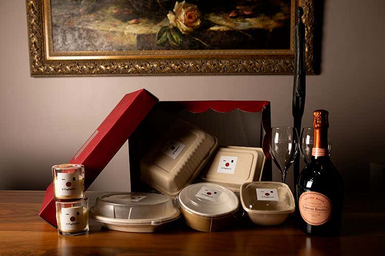 La delivery box di San Valentino pensata da Il Pagliaccio - Zona gialla e San Valentino, boom di prenotazioni al ristorante