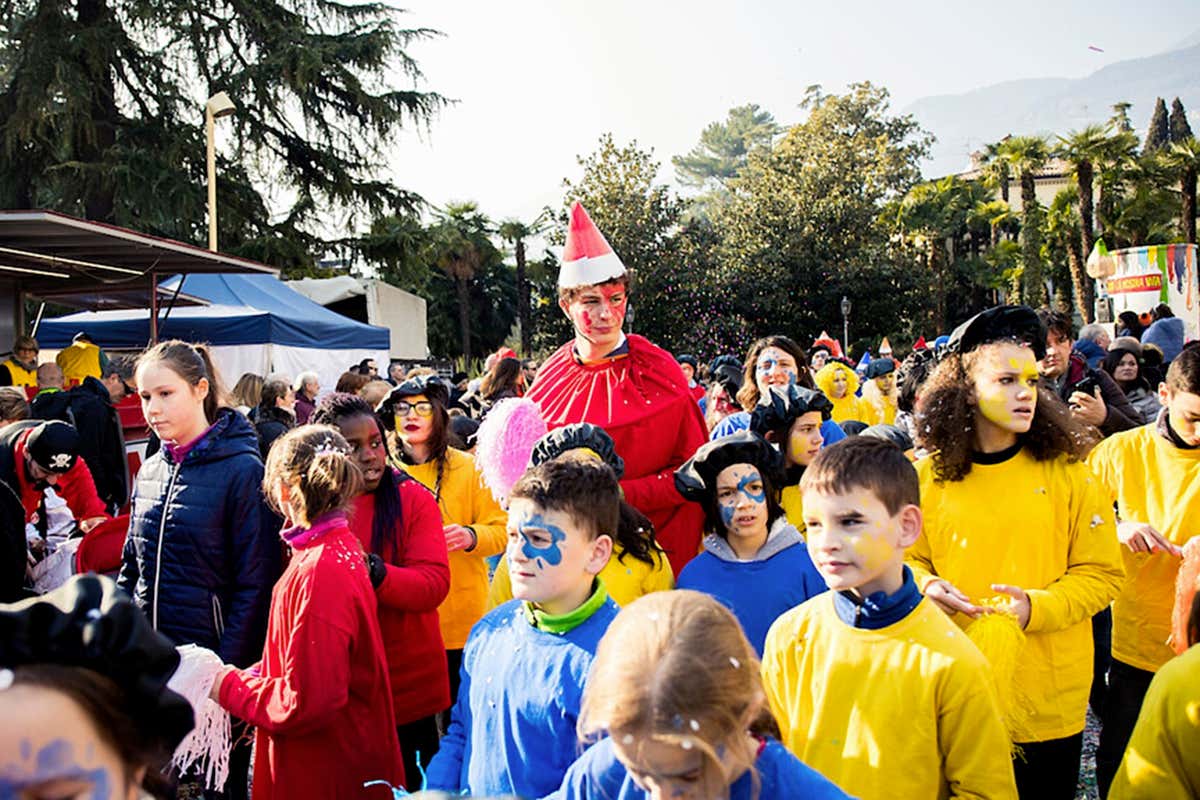 Il carnevale di Arco conquista i più piccoli con giochi, musica e spettacoli