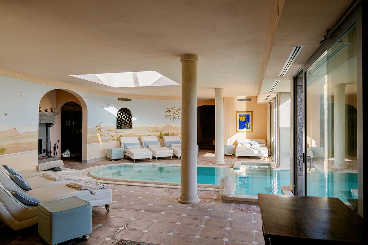 Percorsi benessere ispirati alla natura e ai valori agricoli della tenuta nella Thesan Etruscan Spa