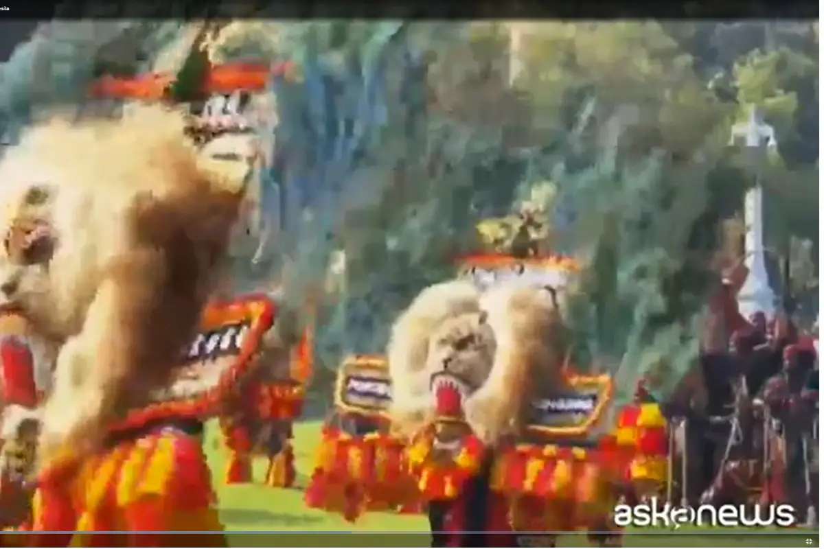 La coloratissima Festa dell'Indipendenza dell'Indonesia