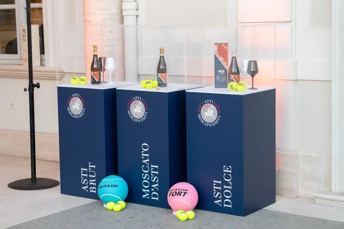 Asti Spumante e Moscato d&rsquo;asti trionfano agli Internazionali di Roma