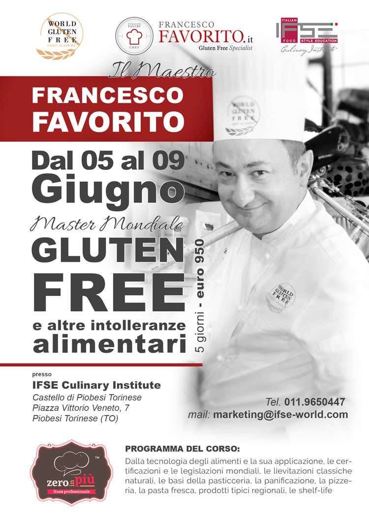 Intolleranze alimentari, tema trascurato Da Ifse il Master mondiale gluten free Intolleranze alimentari, tema trascurato Da Ifse il Master mondiale gluten free