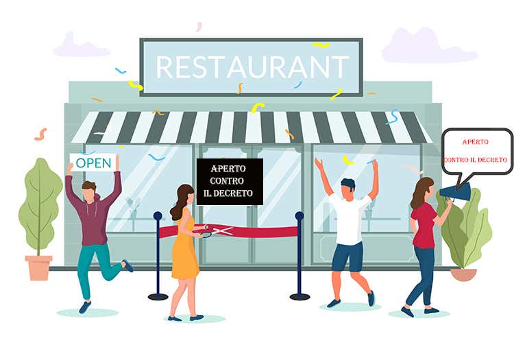 Aperture nonostante il Decreto Nuovo strappo alle regole di IoApro Dal 26 aprile, locali tutti aperti
