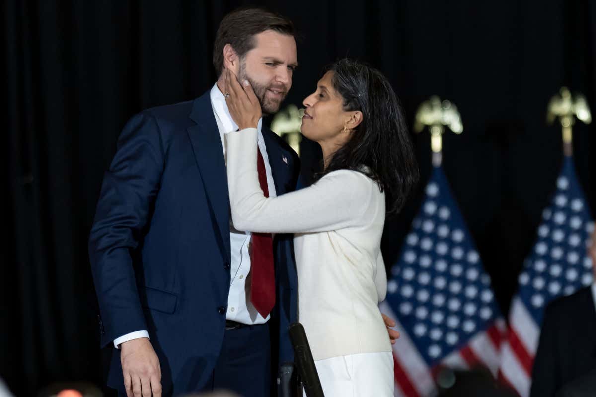 JD Vance insieme alla moglie Usha