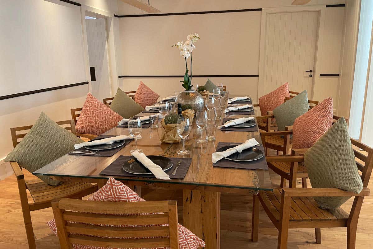 na sla da pranzo privè al Falkensteiner Falkensteiner: in spiaggia a Jesolo, ma con l'atmosfera del Pacifico