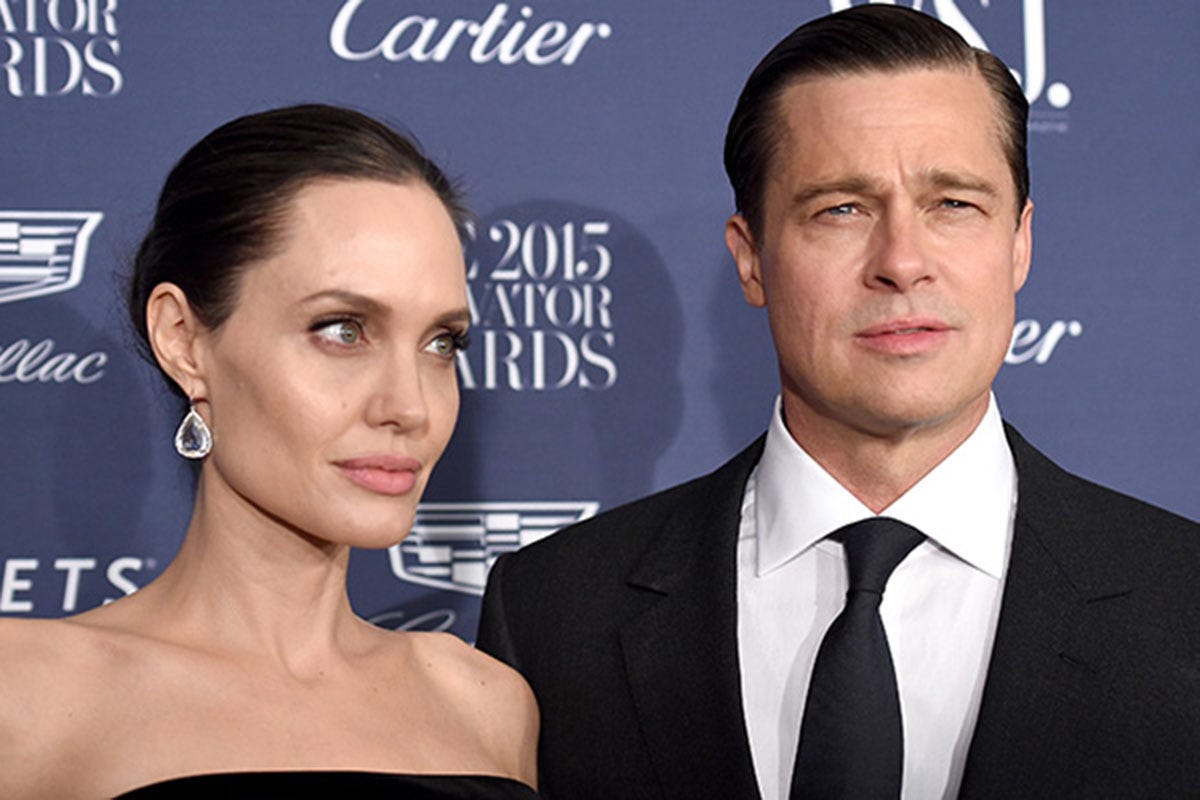 Angelina Jolie e Brad Pitt. Fonte: Il Post Divorzio Jolie-Pitt: Angelina vuole dividere anche l’azienda vinicola