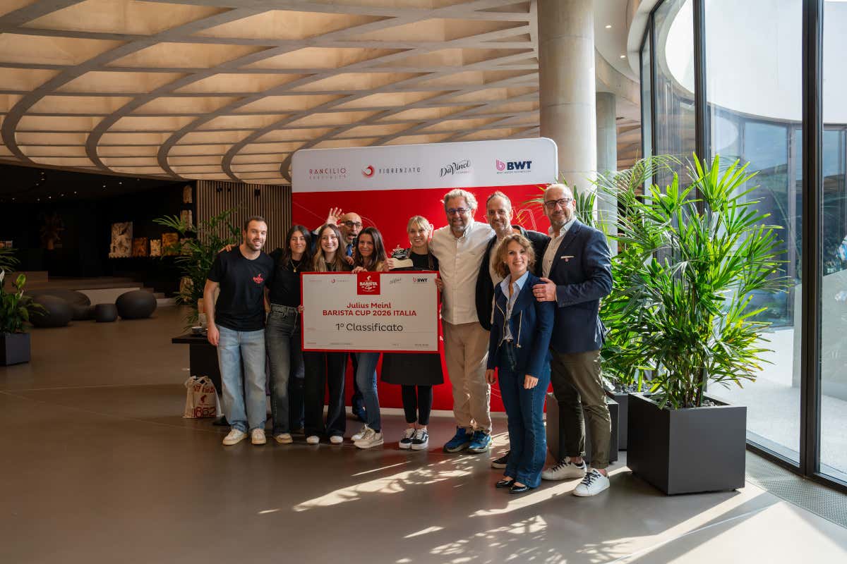 Un’istantanea della premiazione di Stefania Gilardi