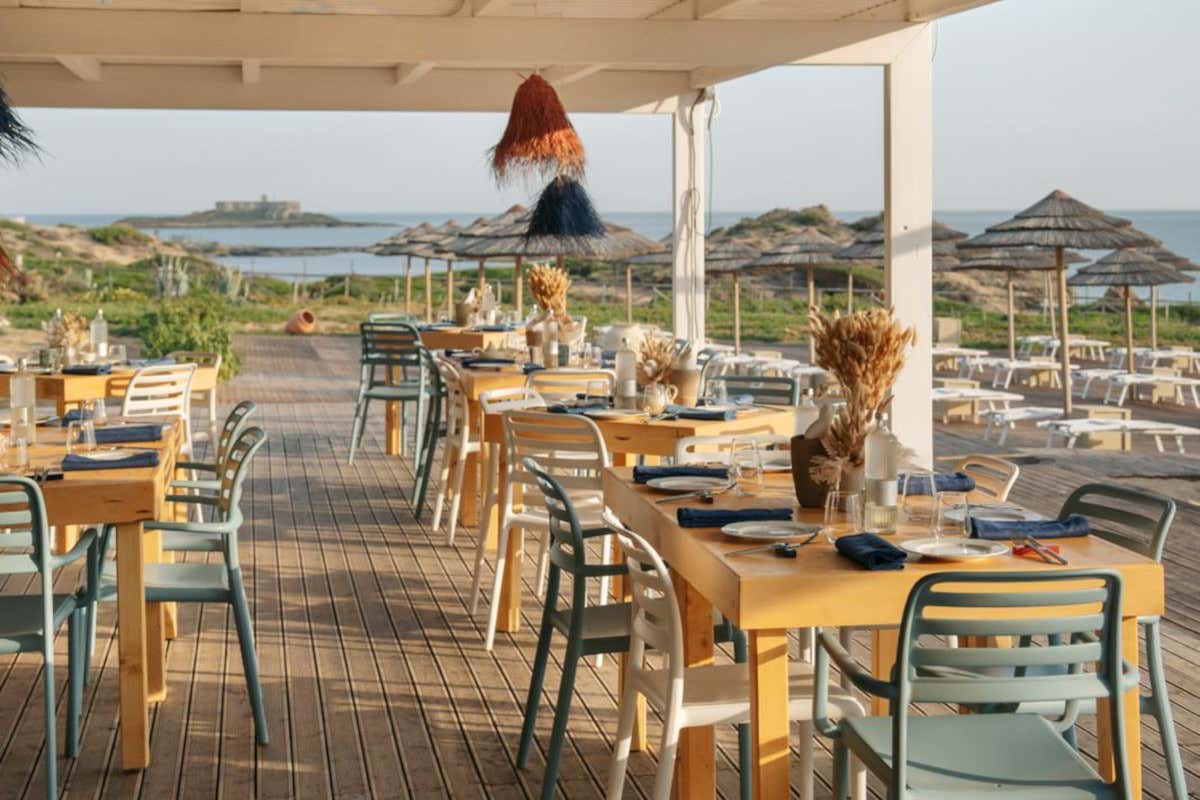 Il ristorante de La Penisola 39.4 al Kalè Beach Club