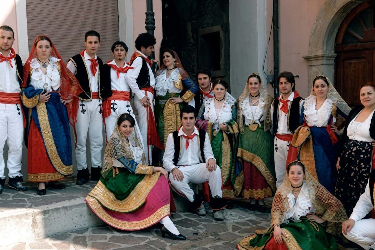 I classici costumi della comunità Arberesh calabrese
